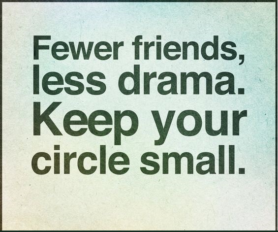 Fewer friends